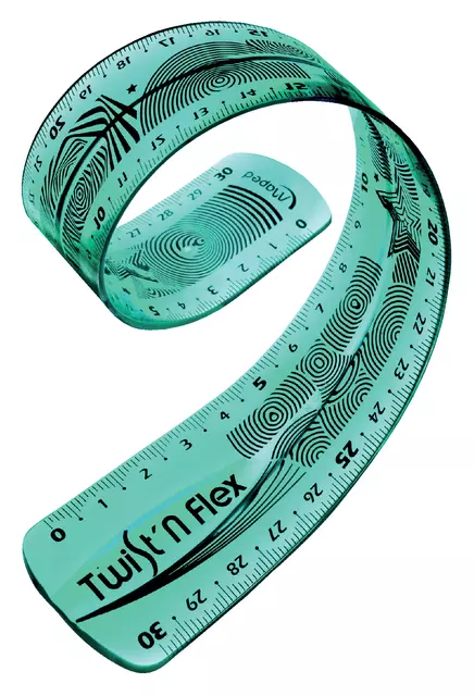 Een Liniaal Maped Twist 'n Flex 30cm assorti koop je bij EconOffice