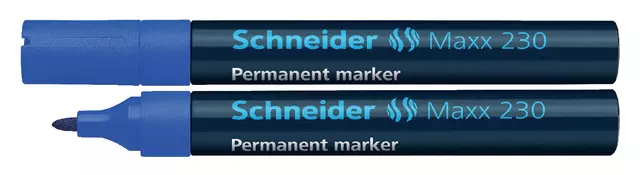 Een Viltstift Schneider Maxx 230 rond 1-3mm blauw koop je bij L&N Partners voor Partners B.V.