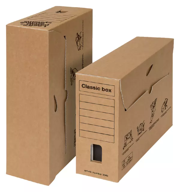 Een Archiefdoos Loeff's Classic Box 3040 370x260x110mm koop je bij EconOffice