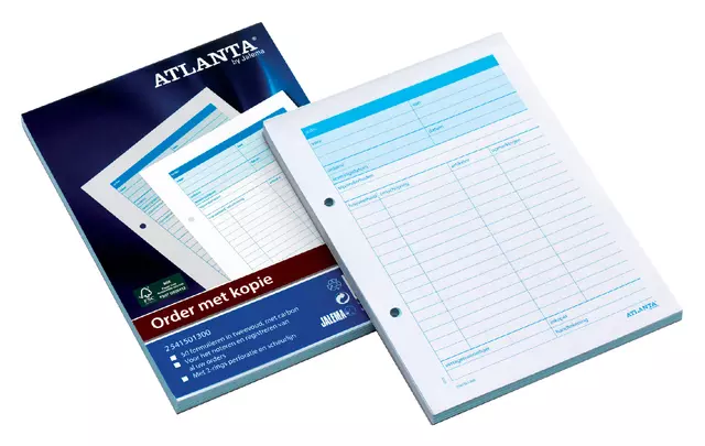 Een Orderbon Atlanta A5 50x2vel zelfkopieerend koop je bij EconOffice