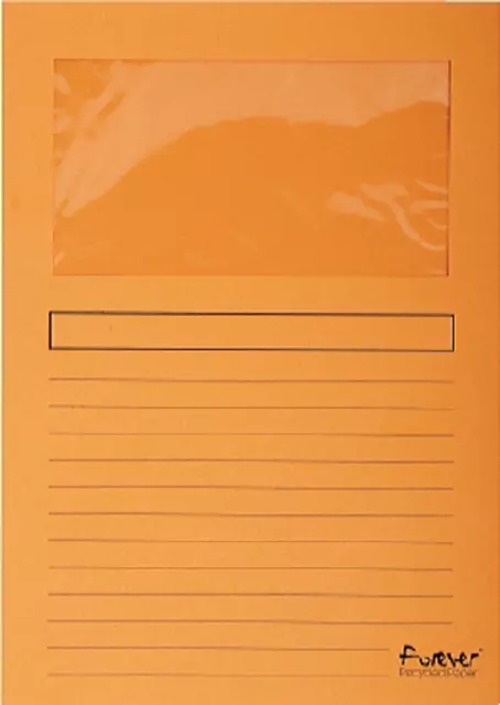 Een Venstermap Exacompta Forever L-map 120gr oranje koop je bij EconOffice