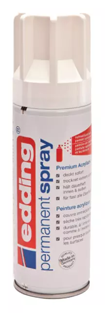 Een Spray peinture Permanent edding 5200 Blanc Trafic Mat koop je bij QuickOffice BV