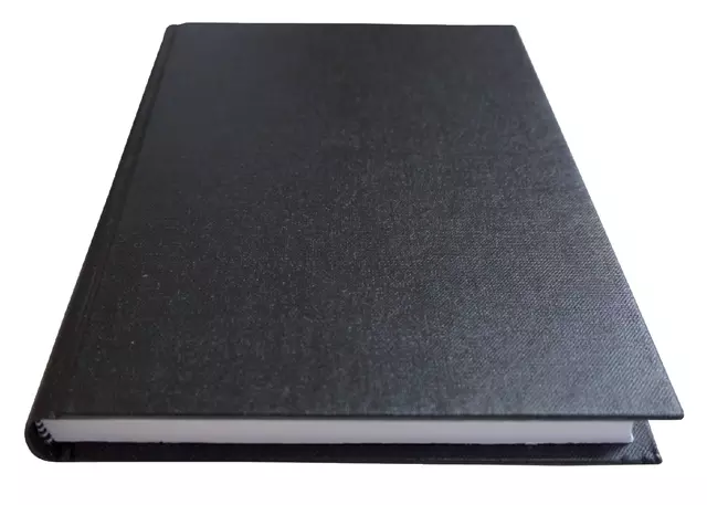 Een Schrift Qbasic met harde kaft A5 400blz lijn zwart koop je bij Van Leeuwen Boeken- en kantoorartikelen