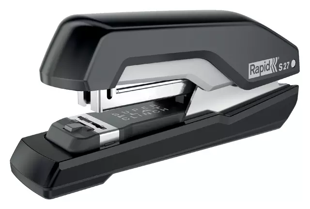 Een Bureaunietmachine Rapid Supreme halfstrip S27 30 vel zwart koop je bij EconOffice