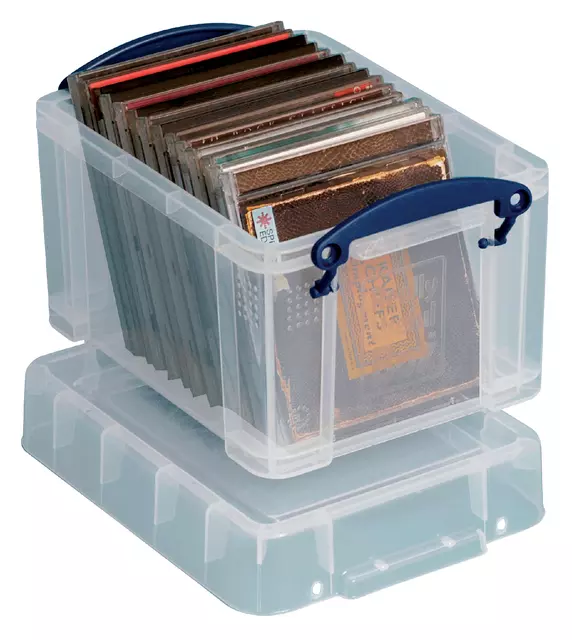 Een Opbergbox Really Useful 3 liter 245x180x160mm koop je bij Van Leeuwen Boeken- en kantoorartikelen