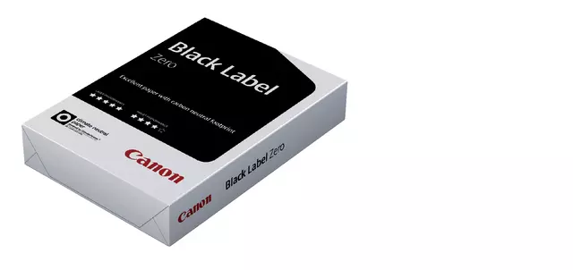 Een Kopieerpapier Canon Black Label Zero A3 80gr wit 500vel koop je bij Van Leeuwen Boeken- en kantoorartikelen