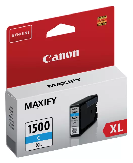 Een Inktcartridge Canon PGI-1500XL blauw koop je bij Alles voor uw kantoor