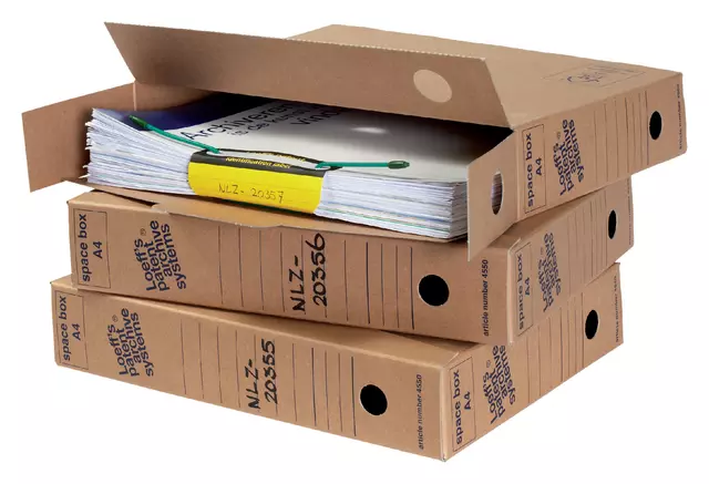 Een Archiefdoos Loeff's Space Box 4550 A4 320x240x60mm koop je bij EconOffice