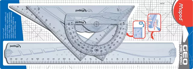 Een Linialenset Maped Geometric 4delig koop je bij KantoorProfi België BV