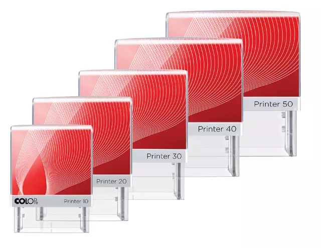 Een Tekststempel Colop Printer 10 personaliseerbaar 3regels 27x10mm koop je bij EconOffice