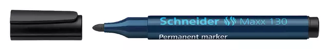 Een Viltstift Schneider Maxx 130 rond 1-3mm zwart koop je bij MV Kantoortechniek B.V.
