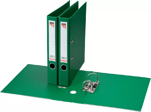 Een Ordner Quantore A4 50mm PP groen koop je bij Goedkope Kantoorbenodigdheden