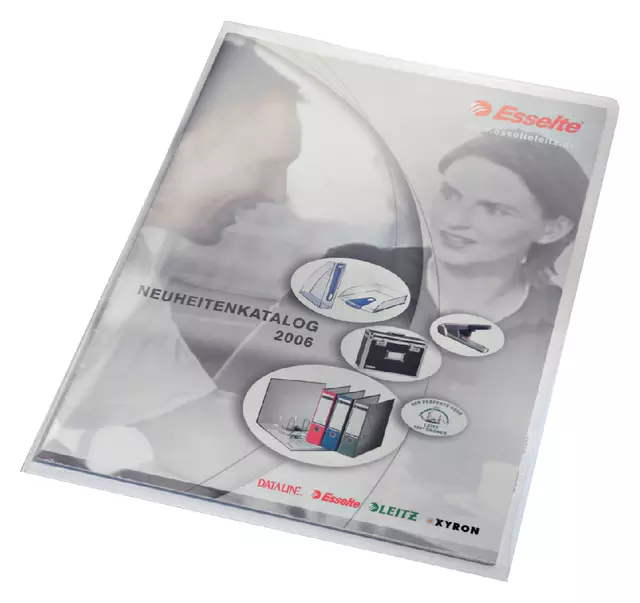 Een L-map Leitz Premium lasnaad copy safe 0.15mm PVC A4 transparant koop je bij Van Leeuwen Boeken- en kantoorartikelen