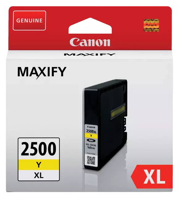 Een Inktcartridge Canon PGI-2500XL geel koop je bij EconOffice