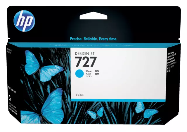 Een Inktcartridge HP B3P19A 727 blauw koop je bij Tonerinktshop