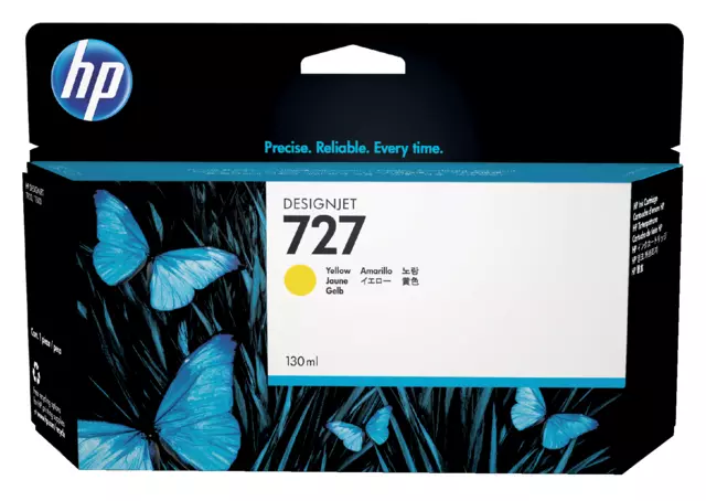 Een Inktcartridge HP B3P21A 727 geel koop je bij MegaOffice