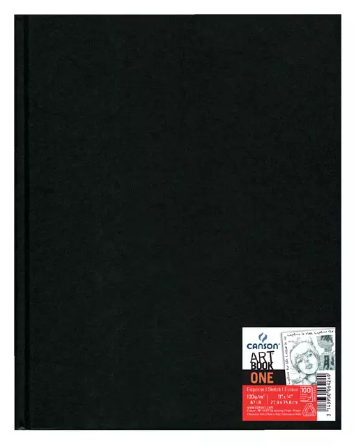 Een Tekenboek Canson One 297x356mm 100gram 100vel koop je bij EconOffice