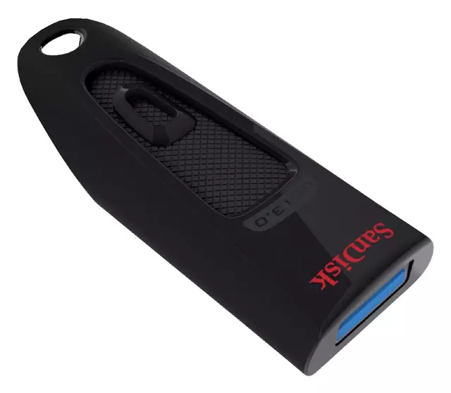 Een USB-stick 3.0 Sandisk Cruzer Ultra 32GB koop je bij Totaal Kantoor Goeree