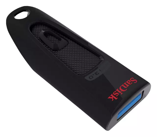 Een USB-stick 3.0 Sandisk Cruzer Ultra 64GB koop je bij KantoorProfi België BV
