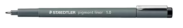 Een Fineliner Staedtler Pigment 308 zwart 1.0mm koop je bij L&N Partners voor Partners B.V.