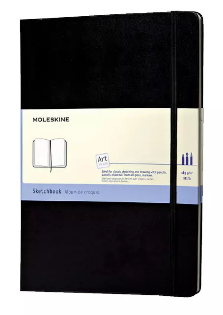 Een Schetsboek Moleskine A4 koop je bij Van Hoye Kantoor BV