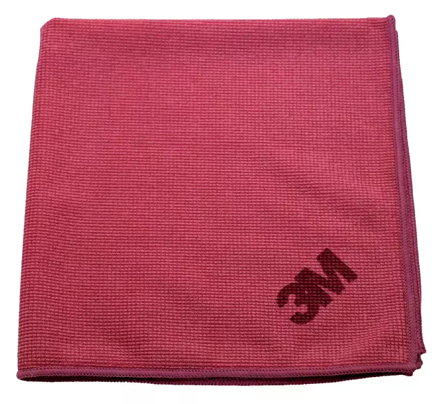 Een Microvezeldoek 3M Scotch Brite Essential rood koop je bij Klik Office BV