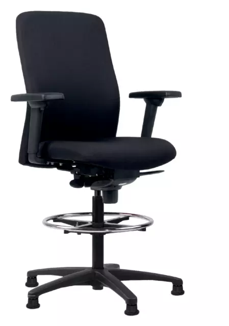 Een Chaise de bureau Euroseats Vigo noir koop je bij QuickOffice BV