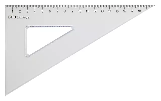 Een Driehoek Aristo 23620 200mm 30/60graden transparant koop je bij L&N Partners voor Partners B.V.