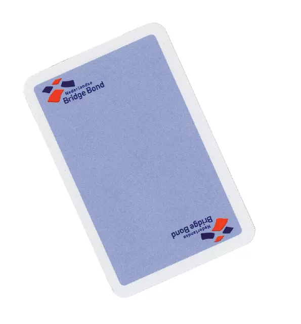 Een Speelkaarten bridgebond blauw koop je bij Klik Office BV