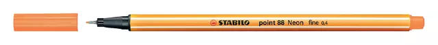 Een Fineliner STABILO point 88/054 fijn neon oranje koop je bij KantoorProfi België BV