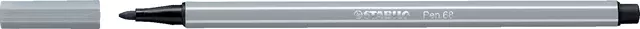 Een Viltstift STABILO Pen 68/95 medium middel koudgrijs koop je bij Unimark Office B.V.