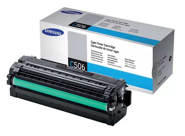 Een Tonercartridge Samsung CLT-C506L blauw koop je bij Van Leeuwen Boeken- en kantoorartikelen