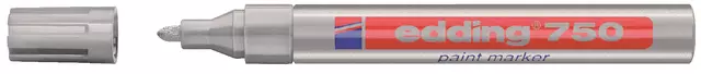 Een Viltstift edding 750 lakmarker rond 2-4mm zilver koop je bij Goedkope Kantoorbenodigdheden