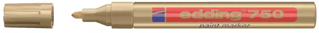 Een Viltstift edding 750 lakmarker rond 2-4mm goud koop je bij KantoorProfi België BV