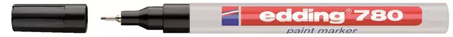 Een Viltstift Edding 780 lakmarker rond 0.8mm zwart koop je bij KantoorProfi België BV