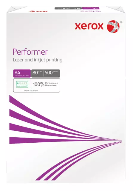 Buy your Kopieerpapier Xerox Performer A4 80gr wit 500vel at QuickOffice BV