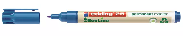 Een Viltstift edding 25 Ecoline rond 1mm blauw koop je bij EconOffice