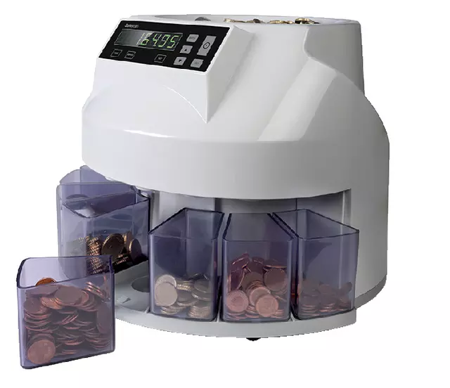 Een Geldtelmachine Safescan 1250 wit koop je bij Van Leeuwen Boeken- en kantoorartikelen
