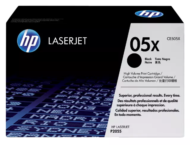 Een Cartouche toner HP CE505X 05X noir koop je bij Van Hoye Kantoor BV