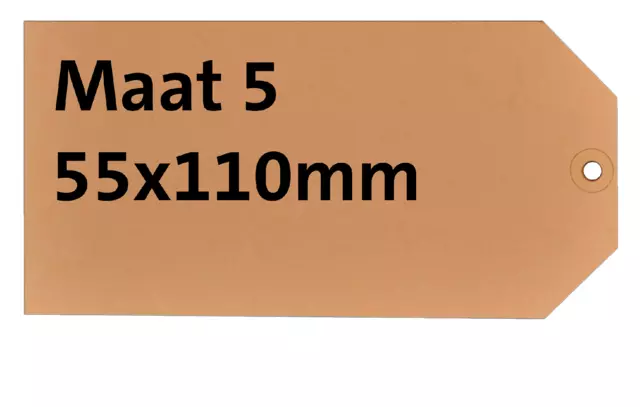 Een Label karton nr5 200gr 55x110mm chamois 1000 stuks koop je bij Goedkope Kantoorbenodigdheden