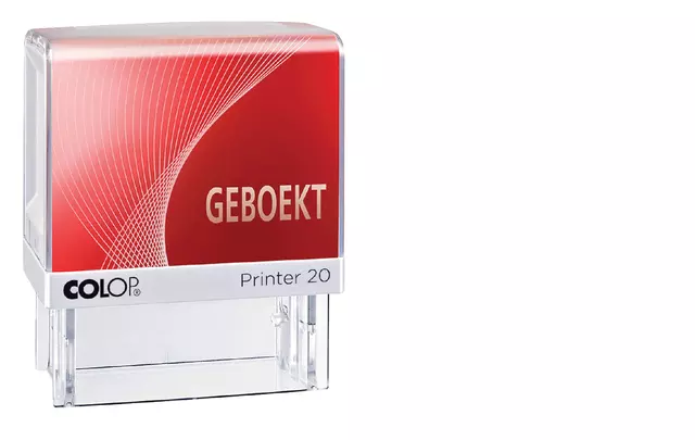 Een Woordstempel Colop Printer 20 geboekt rood koop je bij KantoorProfi België BV