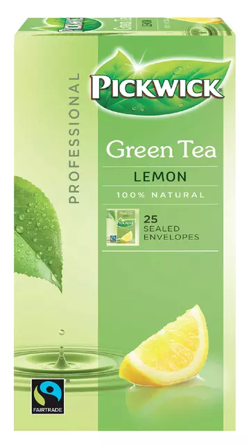 Een Thee Pickwick Fair Trade green lemon 25x1.5gr koop je bij L&N Partners voor Partners B.V.