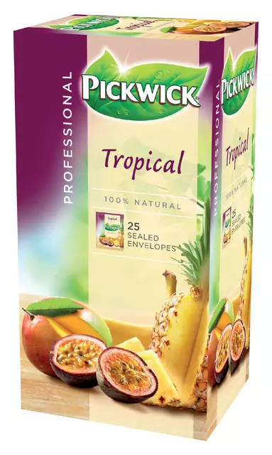 Een Thee Pickwick tropical 25x1.5gr met envelop koop je bij L&N Partners voor Partners B.V.