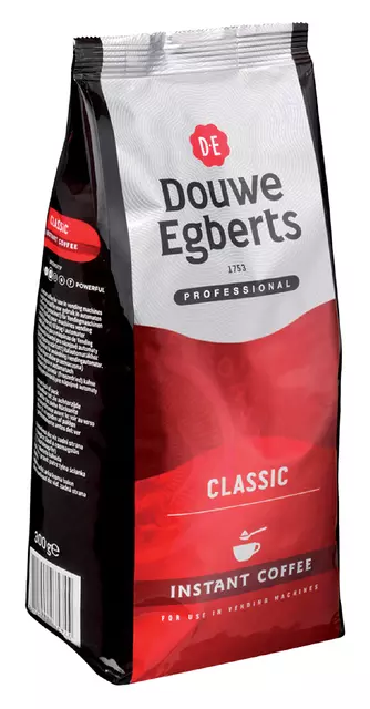 Een Koffie Douwe Egberts instant Classic 300gr koop je bij Totaal Kantoor Goeree