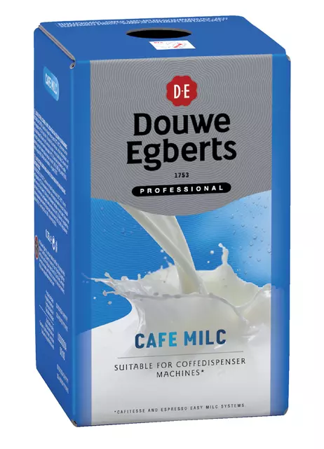Een Koffiemelk Douwe Egberts Cafitesse Cafe Milc voor automaten 2 liter koop je bij MV Kantoortechniek B.V.