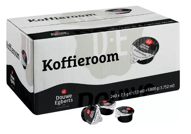Een Koffiemelkcups Douwe Egberts halfroom 240x7.5gr koop je bij EconOffice