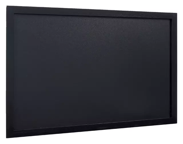Een Krijtbord Securit wand 40x60cm zwart hout koop je bij EconOffice