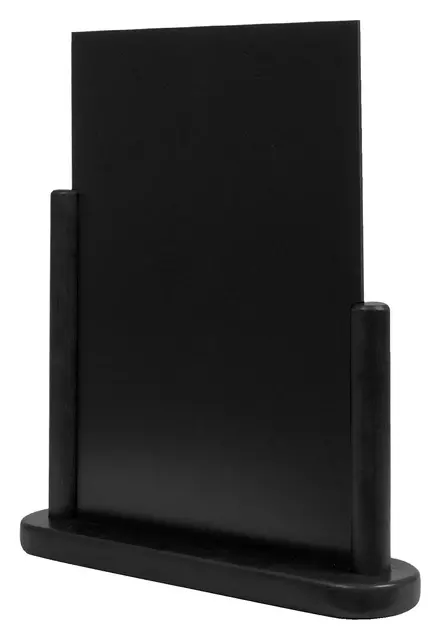 Een Krijtbord Securit 21x28x7cm zwart hout koop je bij Totaal Kantoor Goeree