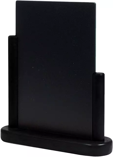 Een Krijtbord Securit 23x20x6cm zwart hout koop je bij Van Leeuwen Boeken- en kantoorartikelen