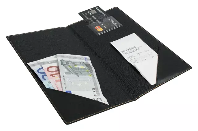 Een Betaalmap Securit Trendy 23 x 13 cm zwart koop je bij KantoorProfi België BV